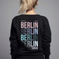 Damen Sweatshirt Back Print Berlin Style