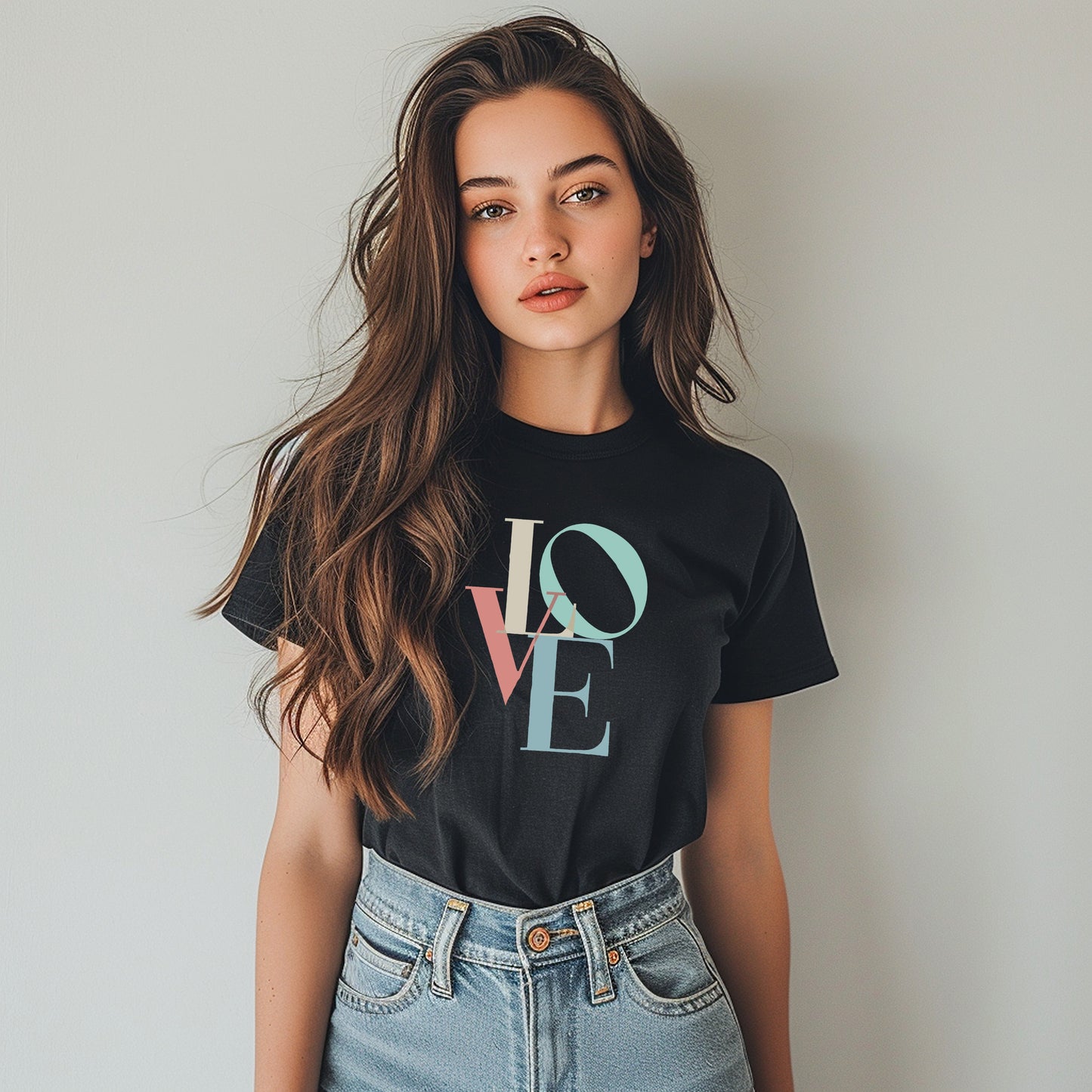 Damen Relaxed T-Shirt Liebe