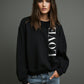 Kuscheliges Damen Sweatshirt LOVE