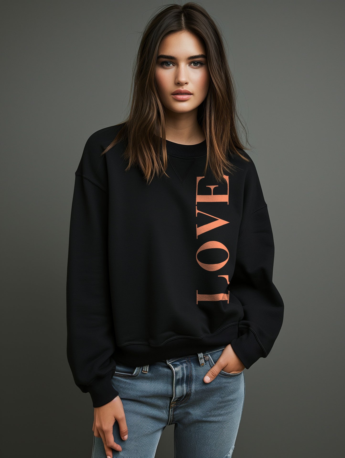 Kuscheliges Damen Sweatshirt LOVE