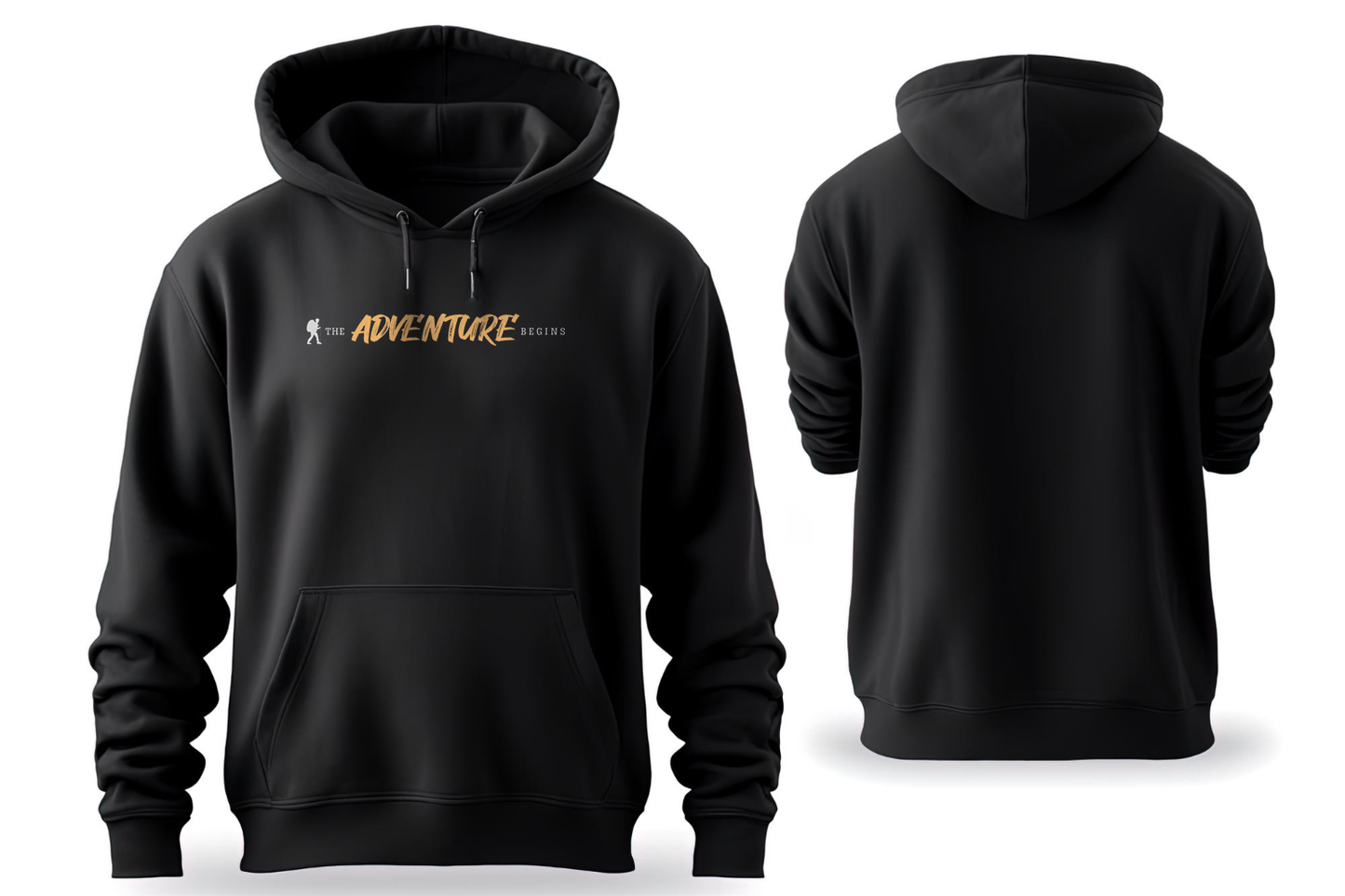 Herren Hoodie The Adventure Begins