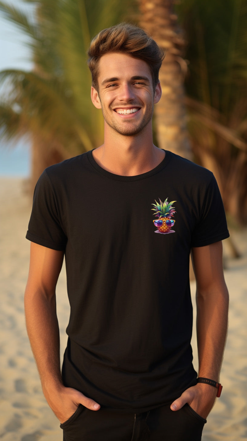 Herren T-Shirt Ananas