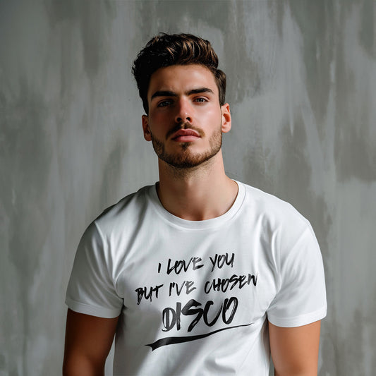 Herren T-Shirt I Love you but I've chosen Disco