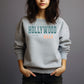 Damen Oversized Sweatshirt California Hollywood Hills