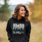 Damen Hoodie mit Print "Hirsch im Wald"