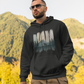 Herren Hoodie mit Outdoor Print "Wolf im Wald"