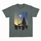 Herren T-Shirt Wolf in the Forest