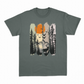 Damen T-Shirt Hirsch im Wald