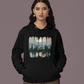 Damen Hoodie mit Print "Hirsch im Wald"