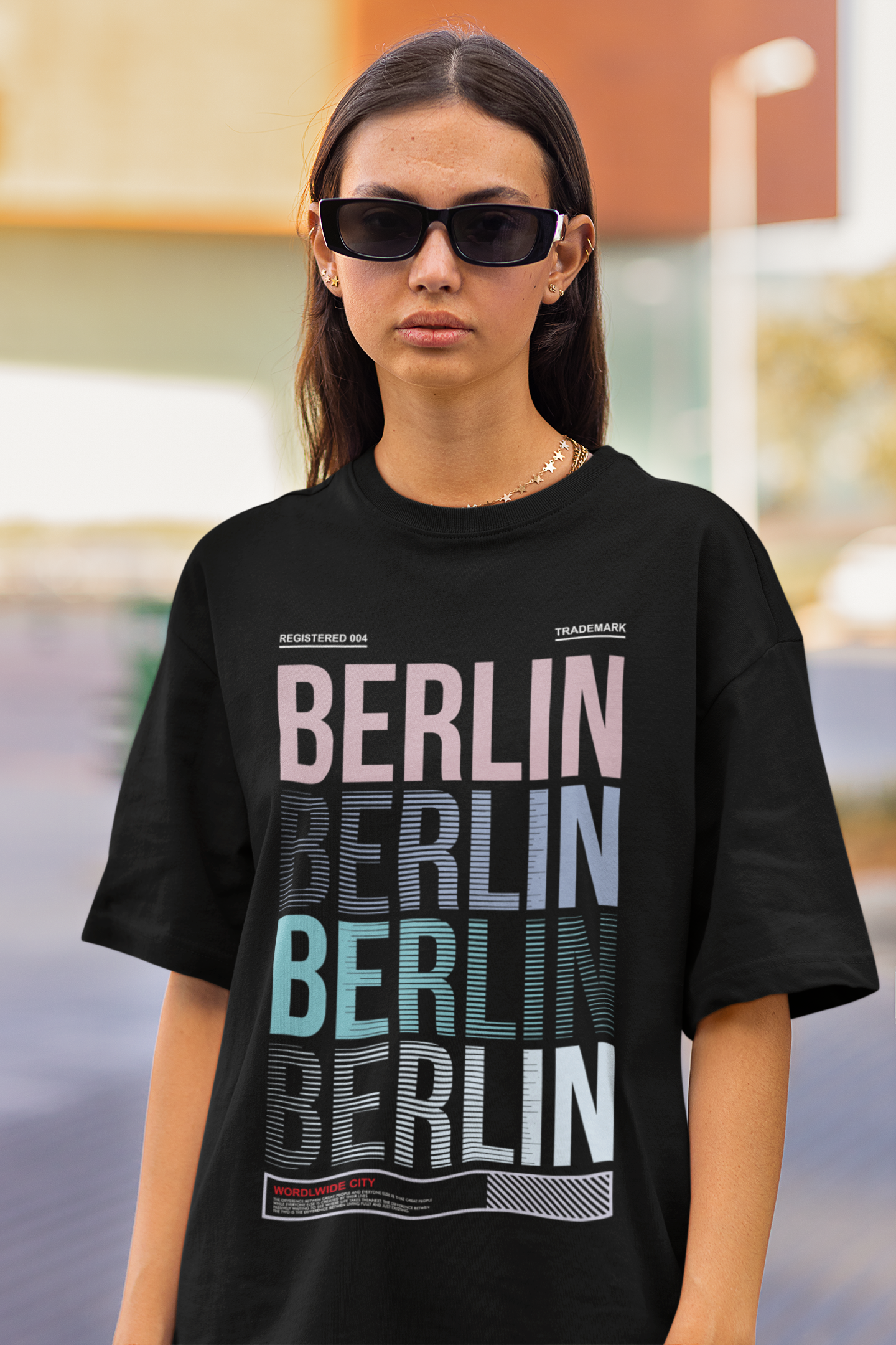 Damen Oversized T-Shirt Berlin