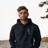 Herren Hoodie Fuchs im Wald