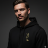 Herren Hoodie Fuchs im Wald