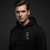 Herren Hoodie Fuchs im Wald