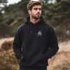 Herren Hoodie Fuchs im Wald