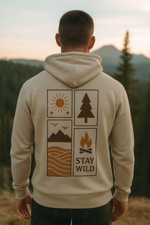 Premium Herren Hoodie Wildfire