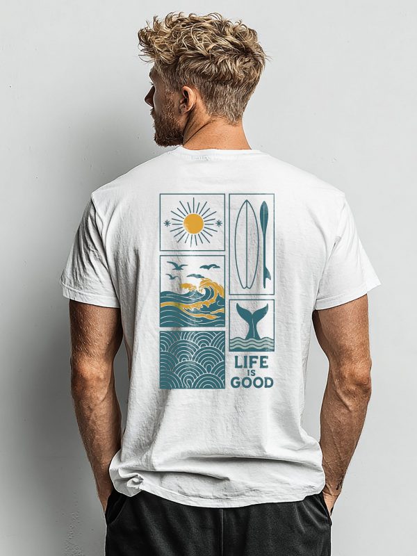 "Life is Good" Retro Surf Edition Shirt