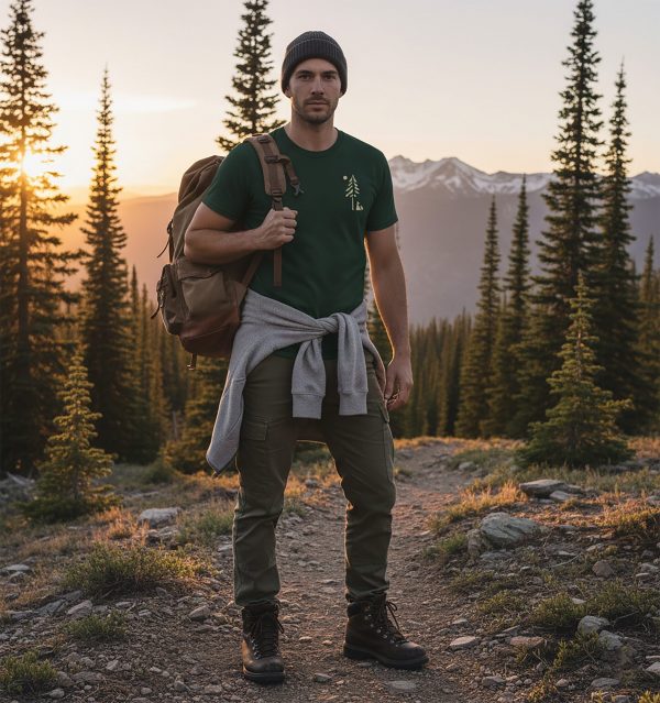 Herren T-Shirt Fuchs im Wald