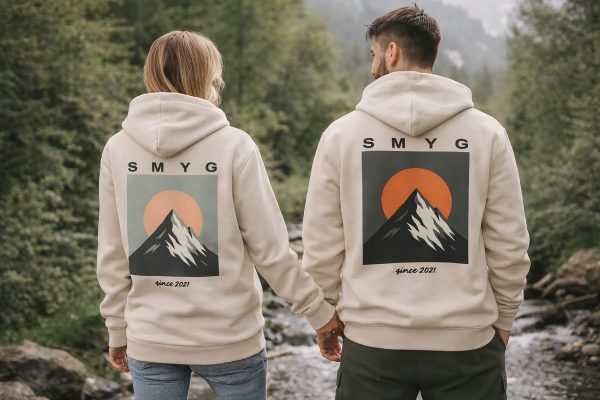 Hoodie smyg Hoodie „Mountain Glow“