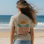 Damen T-Shirt Good Vibes - Retro Sommer Shirt