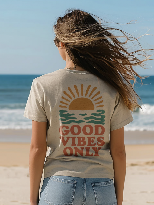 Bildschirmfoto 2026-02-05 um 16.18.22 Damen T-Shirt Good Vibes - Retro Sommer Shirt
