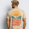 Herren T-Shirt Good Vibes Herren T-Shirt „Good Vibes Only“ – Dein Summer-Statement