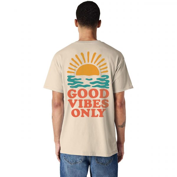 Herren T-Shirt Good vibes only T-Shirt „Good Vibes Only“
