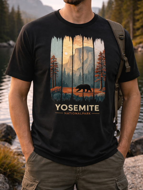 Herren T-Shirt Yosemite T-Shirt „Yosemite Bear“