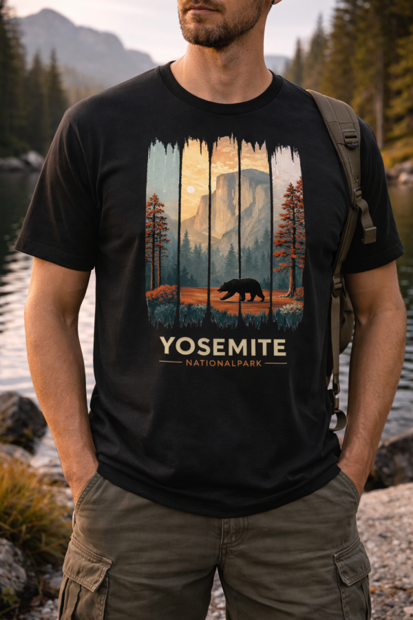 T-Shirt „Yosemite Bear“
