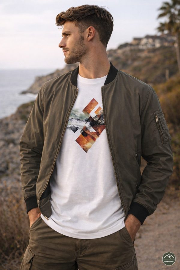 Herren TShirt Geometric2 „Geo Shapes“