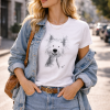 T-Shirt „Happy Dog Sketch“