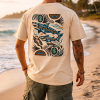 T-Shirt Retro Hai2 T-Shirt „Ocean Retro“