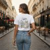 Damen T-Shirt „Parisian Nights“ – Classic Organic Edition
