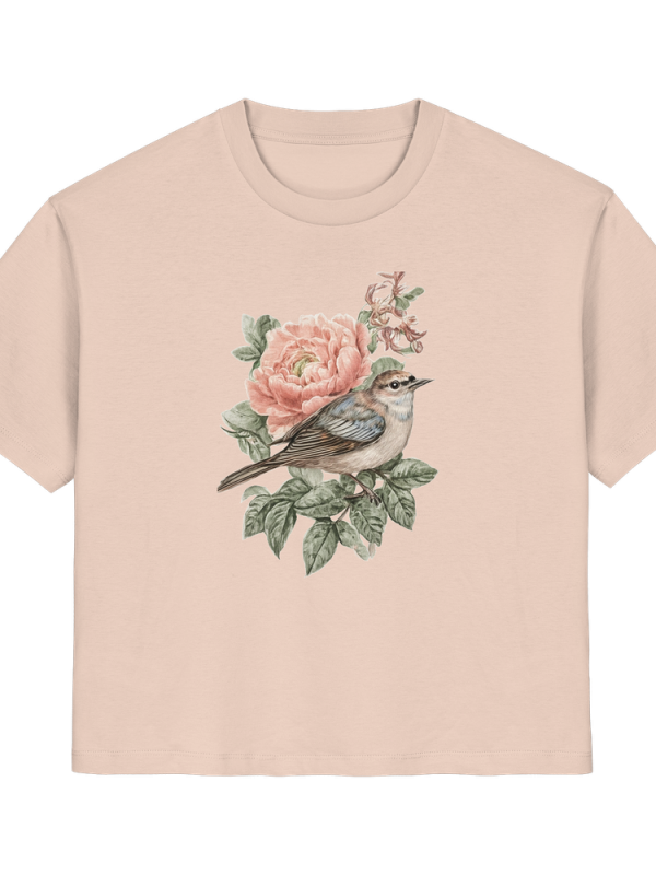 T-Shirt "Blumenvogel"