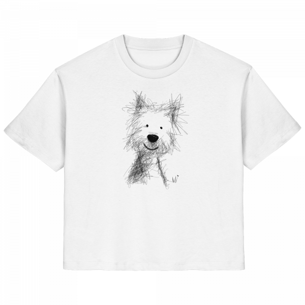T-Shirt „Happy Dog Sketch“