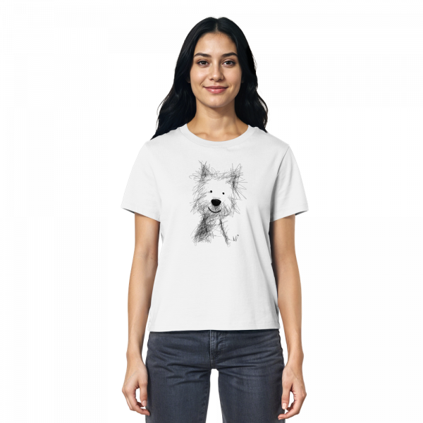T-Shirt „Happy Dog Sketch“