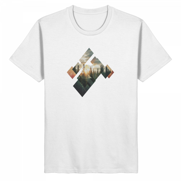 T-Shirt Geometric  - Organic Basic Shirt