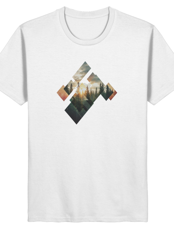 T-Shirt Geometric  - Organic Basic Shirt