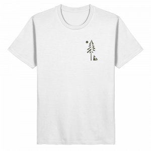 T-Shirt weiß Fuchs - Organic Basic Shirt