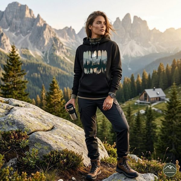 Damen Hirsch Hoodie 2 "Nature Spirit"