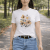 Damen T-Shirt Blumen fitted "Wildflowers"