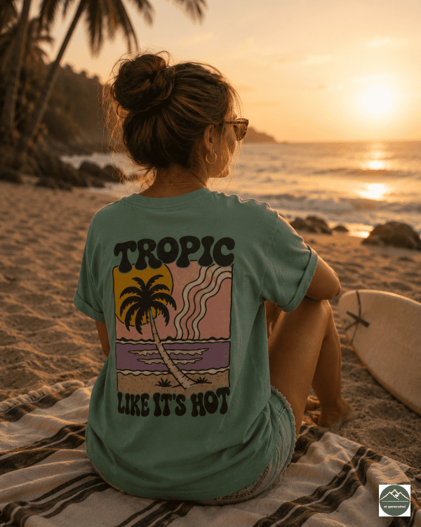 Damen T-Shirt Tropic like7 „Tropic Hot"