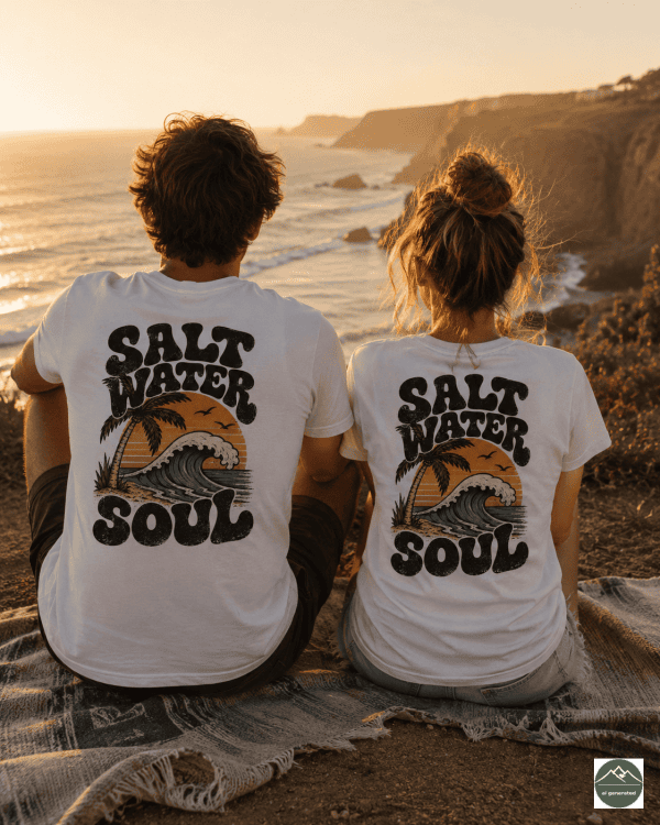 T-Shirt Salt Water1 „Salt Water Soul“
