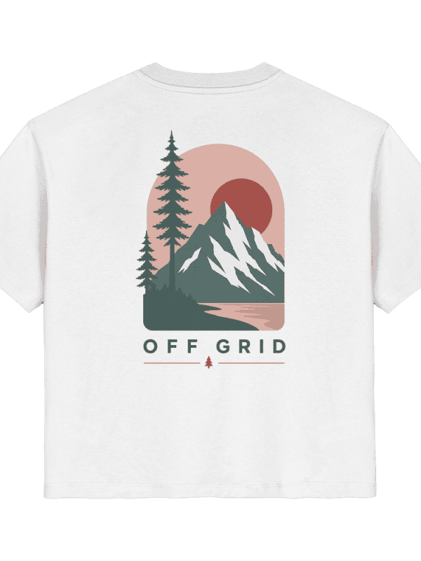 „Off Grid“ – M / weiß · Einzelstück