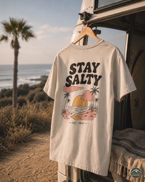 T-Shirt-Stay-salty „Stay Salty“