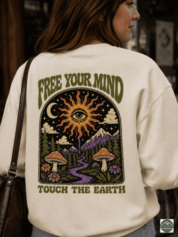 Damen Sweater Freeyourmind3 „Free Your Mind“
