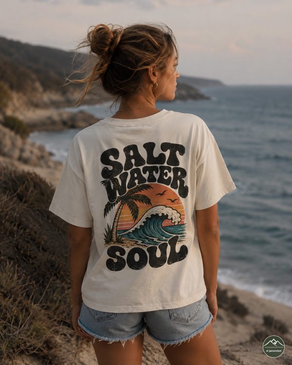 Damen Sweater Salt Water Soul „Salt Water Soul“