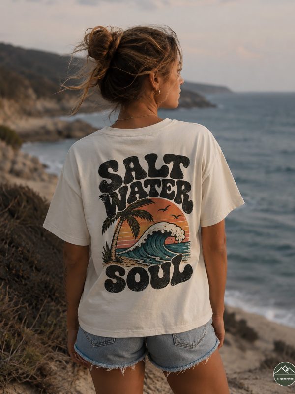 Damen Sweater Salt Water Soul „Salt Water Soul“