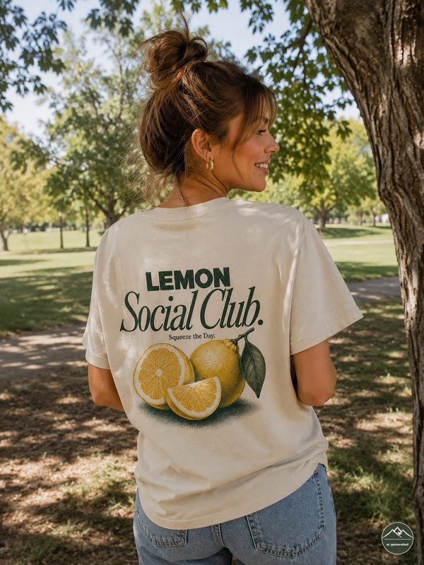 Damen-T-Shirt-Zitrone2 "Lemon Club"