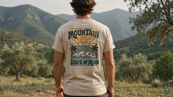 Herren T-Shirt Mountain „Mountain State of Mind“