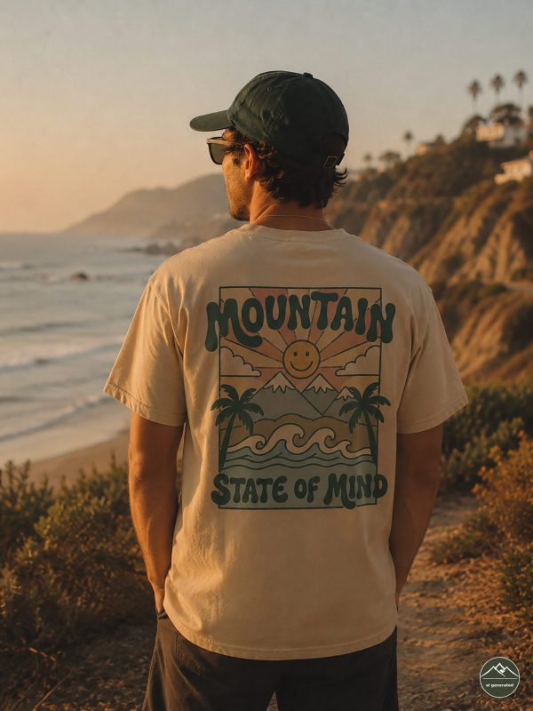 Herren-T-Shirt-Mountain-State3 „Mountain State of Mind“